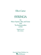 Syringa (1978) by Carter Elliott for Score
