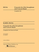 Concerto For Alto Sax & Band by Husa Karel for Alto Saxophone w/ Band