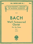 Well-Tempered Clavier Book 1 by Bach Johann Sebastian - Czerny - for Piano