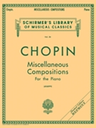 Miscellaneous Compositions by Chopin Frederic - Joseffy - for Piano