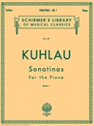 Sonatinas Book 1 by Kuhlau - Klee - for Piano