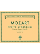 12 Symphonies Book 2 by Mozart Wolfgang Amadeus for 1 Piano 4 Hands