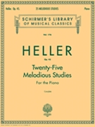 Twenty-five Melodious Studies Opus 45 by Heller Stephen for Piano