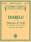 Pleasures Of Youth Opus 163 by Diabelli for 1 Piano 4 Hands