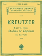 42 Studies Or Caprices For The Violin by Kreutzer Rodolphe - Singer E - for Violin Method