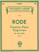 24 Caprices by Rode Pierre - Berkley - for Violin Method