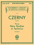 Op 849 30 New Studies In Technic by Czerny Carl - Buonamici - for Piano