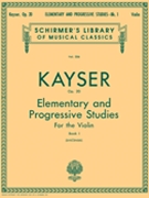 36 Elementary & Progressive Studies Opus 20 by Kayser and Svencenski for Violin Method (Bk 1)