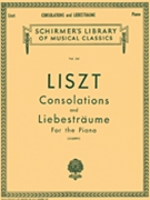 Consolations & Liebestraume by Liszt Franz - Joseffy - for Piano