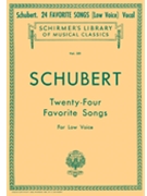 24 Favorite Songs by Schubert Franz for Low Voice Collection