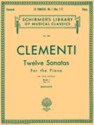 12 Sonatas Book 1 by Clementi Muzio - Buonamici - for Piano
