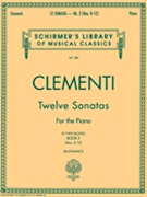 12 Sonatas Book 2 by Clementi Muzio - Buonamici - for Piano