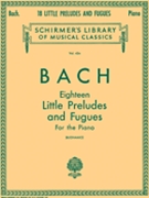 18 Little Preludes & Fugues by Bach Johann Sebastian - Buonamici - for Piano