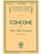 30 Daily Exercises Opus 11 by Concone Joseph for Lo Voc