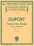 21 Etudes Book 2 Nos 14-21 by Duport Jean-Louis - Schulz Leo - for Cello Method
