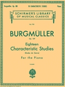 18 Characteristic Studies Opus 109 by Burgmuller Friedrich - Oesterle - for Piano