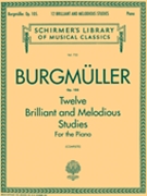 12 Brilliant & Melodious Studies Opus 105 by Burgmuller Friedrich - Oesterle - for Piano