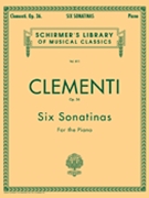 Sonatinas Opus 36 by Clementi Muzio - Kohler - for Piano