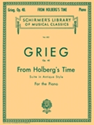 From Holberg's Time (Suite In Antique Style) by Grieg Edvard - Sternberg - for Piano
