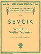 School Of Violin Technics Opus 1 Part 2 by Sevcik Otakar for Violin Method (Op 1 Pt 2)