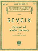 School Of Violin Technics Opus 1 Part 3 by Sevcik Otakar for Violin Method (Op 1 Pt 3)