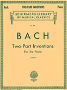 Inventions 2-part by Bach Johann Sebastian - Czerny - for Piano