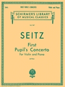 Pupil's Concerto #1 In D by Seitz Friedrich - Mittell Philipp - for Violin and Piano