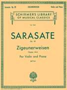 Zigeunerweisen (Gypsy Aires) Opus 20 by Sarasate Pablo de for Violin and Piano