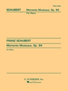 Moments Musicaux Opus 94 by Schubert - Buonamici - for Piano