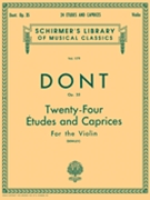 24 Etudes & Caprices Opus 35 by Dont - Berkley - for Violin Method