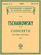 Concerto Opus 35 by Tchaikovsky Pyotr Ilyich - Mittell Philipp - for Violin and Piano