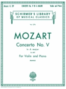 Concerto #5 In A Major K219 by Mozart Wolfgang Amadeus - Franko Sam - for Violin and Piano