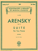 Suite For Two Pianos Opus 15 by Arensky Anton Stepanovich - Osterle - for 2 Piano 4 Hands
