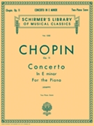 Concerto #1 Opus 11 E Minor by Chopin Frederic - Joseffy - for 2 Piano 4 Hands