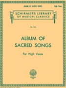 Album Of Sacred Songs by Various for High Voice
