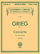 Concerto In A Minor Opus 16 by Grieg Edvard - Grainger - for 2 Piano 4 Hands