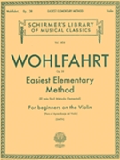 Easiest Elementary Meth For Begin Opus 38 by Wohlfahrt Franz for Violin Method (Method)