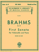 Sonata #1 In E Minor Opus 38 by Brahms Johannes for Cello