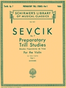 Preparatory Trill Studies Opus 7 Part 1 by Sevcik and Svenski for Violin Method (Op 7 Pt 1)