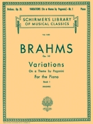 Variations On A Theme By Paganini Opus 35 Book 1 by Brahms Johannes - Hughes - for Piano