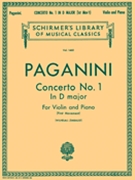 Concerto #1 In D Major (1st Mvt Only) by Paganini Niccolo for Violin and Piano