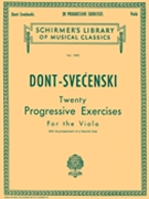 20 Progressive Exercises by Dont - Svecenski Louis - for Viola Method