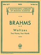Waltzes Opus 39 by Brahms Johannes - Hughes - for 2 Piano 4 Hands