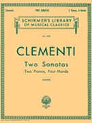 Two Sonatas by Clementi Muzio - Hughes - for 2 Piano 4 Hands