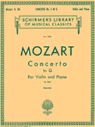 Concerto #3 In G Major K 216 by Mozart Wolfgang Amadeus - Franko Sam - for Violin and Piano