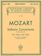 Sinfonia Concertante K 364 by Mozart Wolfgang Amadeus for Str Duet W