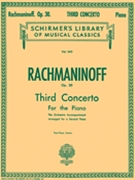 Concerto #3 Opus 30 D Minor by Rachmaninoff Sergei for 2 Piano 4 Hands