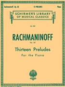 Preludes Opus 32 by Rachmaninoff Sergei for Piano