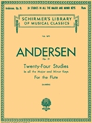 Twenty-Four Studies Op. 21 by Andersen Joachim - Barrere Georges - for Flute