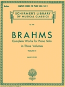 Complete Works Volume 2 by Brahms Johannes - Mandyczewski - for Piano